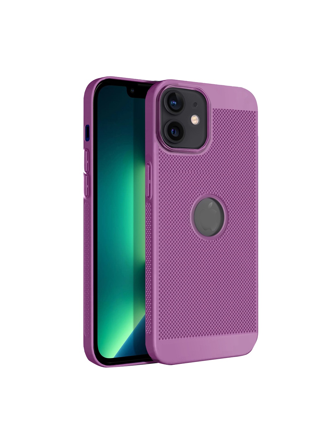 

Karwan iPhone 12 Skin Friendly Back Case, Purple