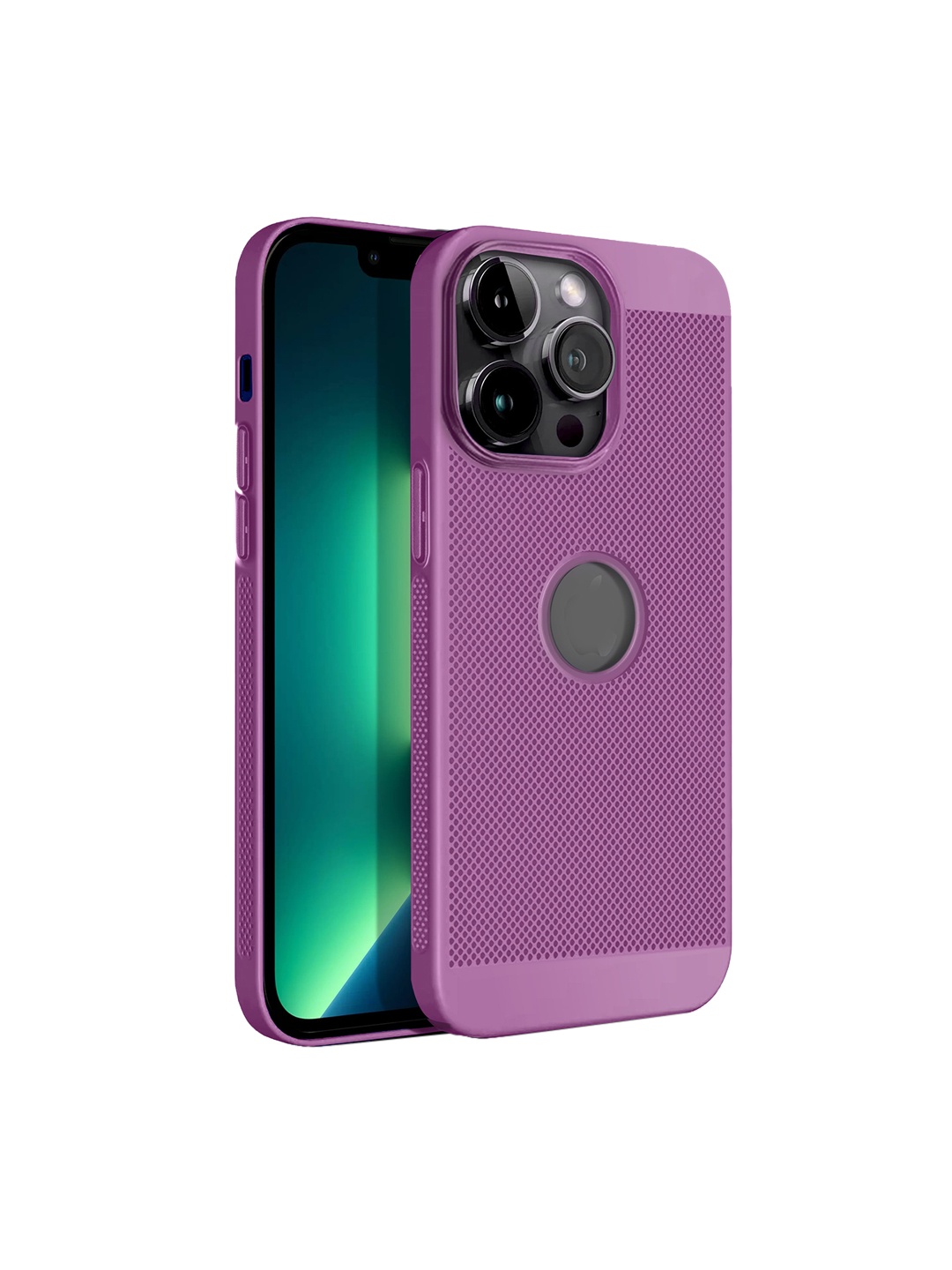 

Karwan iPhone 12 Pro Skin Friendly Phone Back Case, Purple