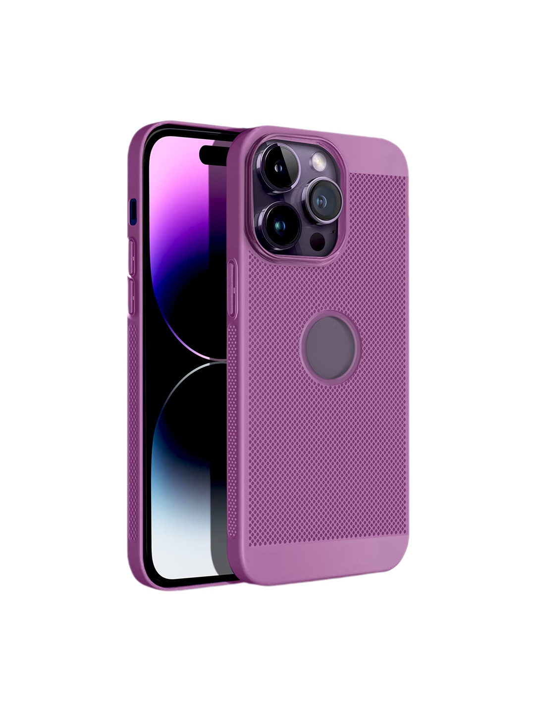 

Karwan iPhone 14 Pro Max Skin Friendly Phone Back Case, Purple