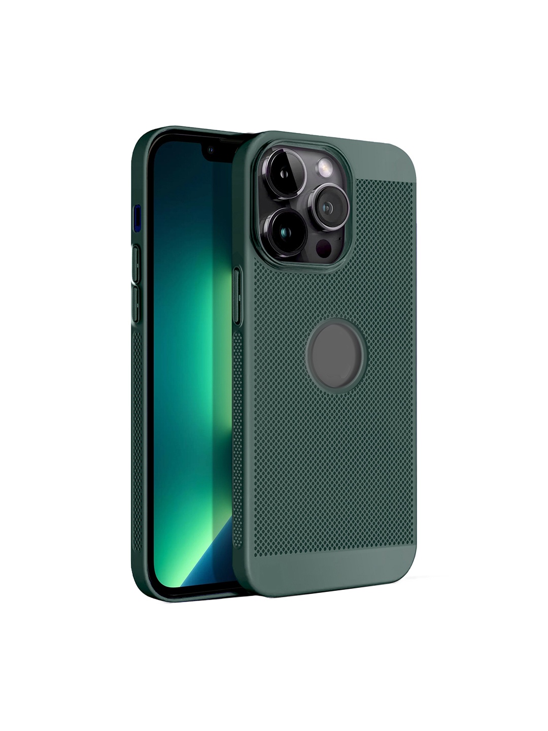 

Karwan iPhone 13 Pro Skin Friendly Phone Back Case, Green