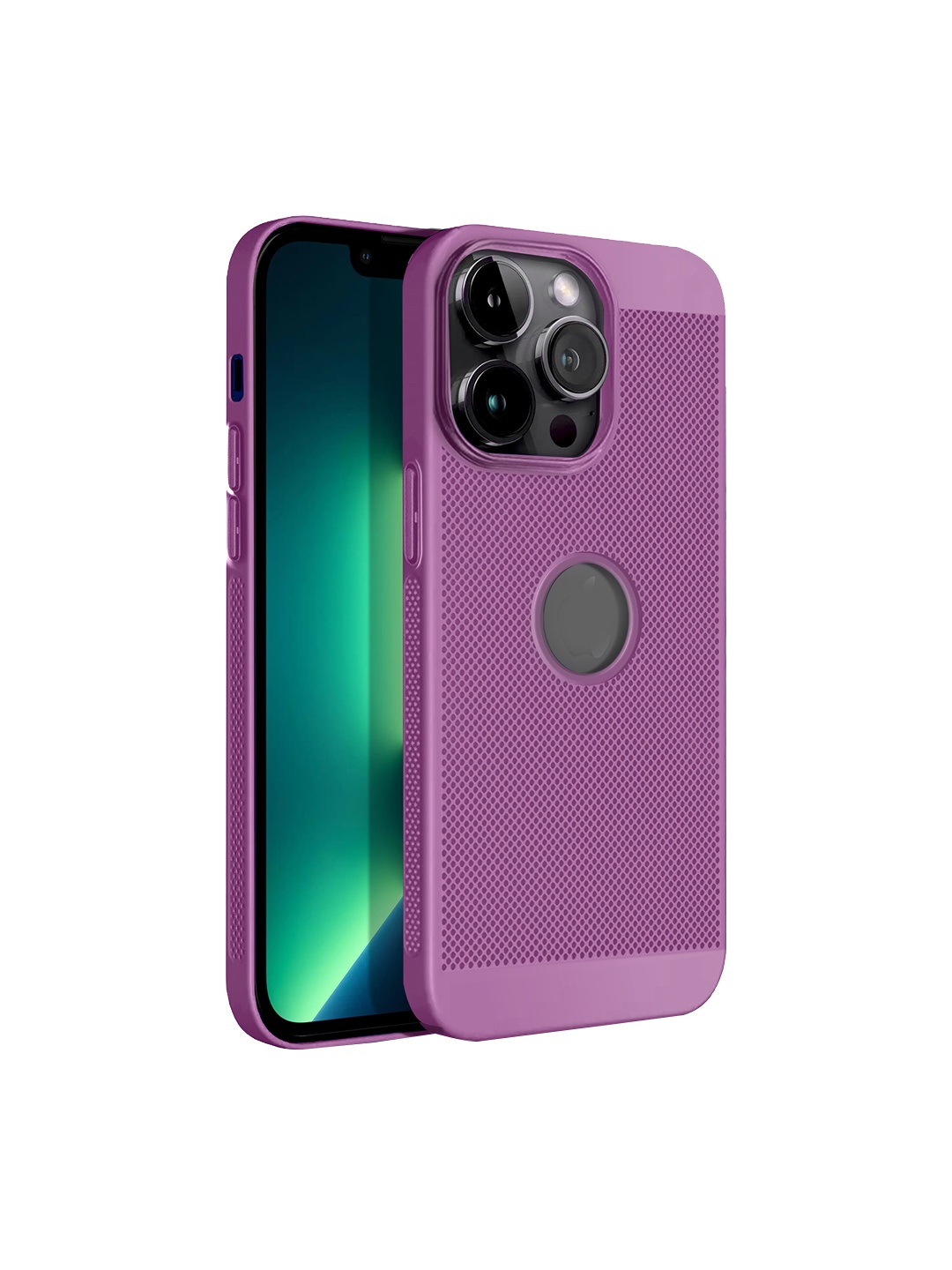 

Karwan iPhone 13 Pro Skin Friendly Phone Back Case, Purple