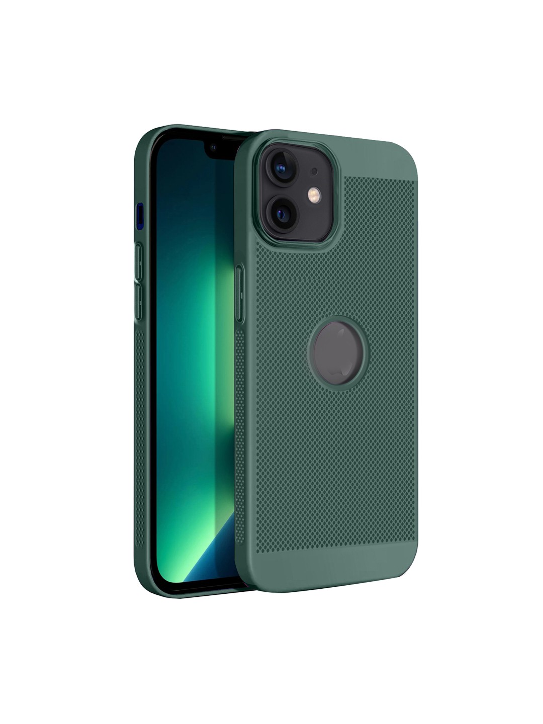 

Karwan iPhone 12 Skin Friendly Phone Back Case, Green