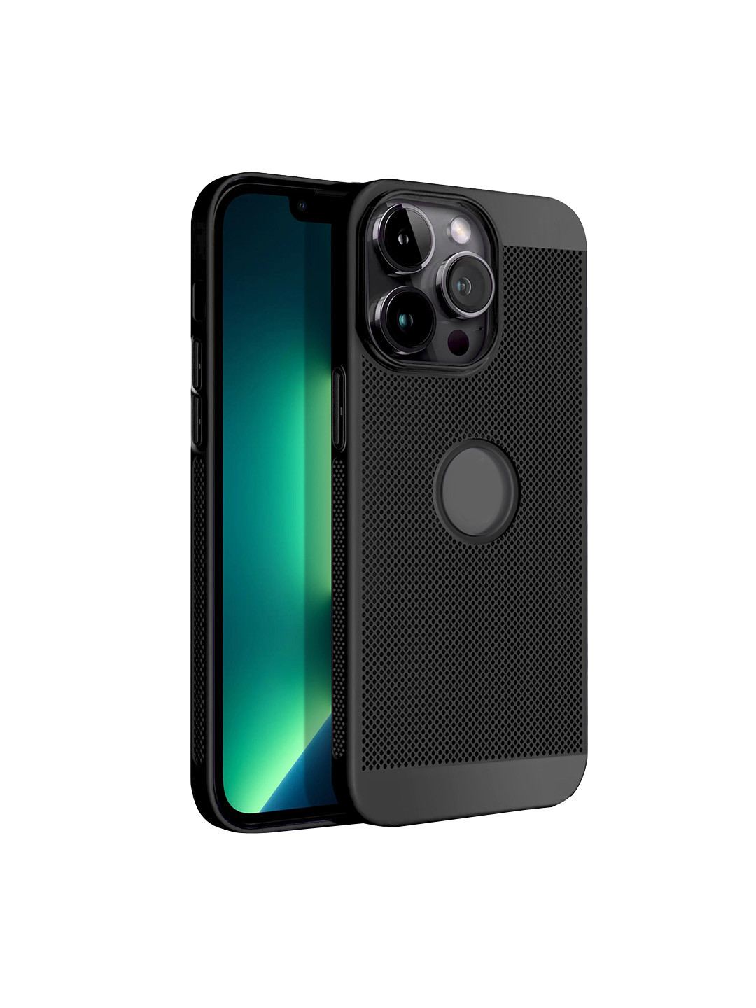 

Karwan iPhone 12 Pro Max Skin Friendly Phone Back Case, Black