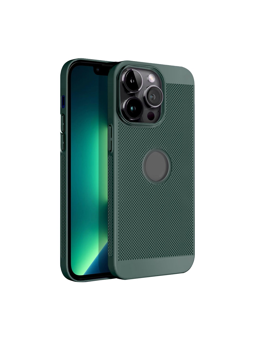 

Karwan iPhone 12 Pro Max Skin Friendly Phone Back Case, Green