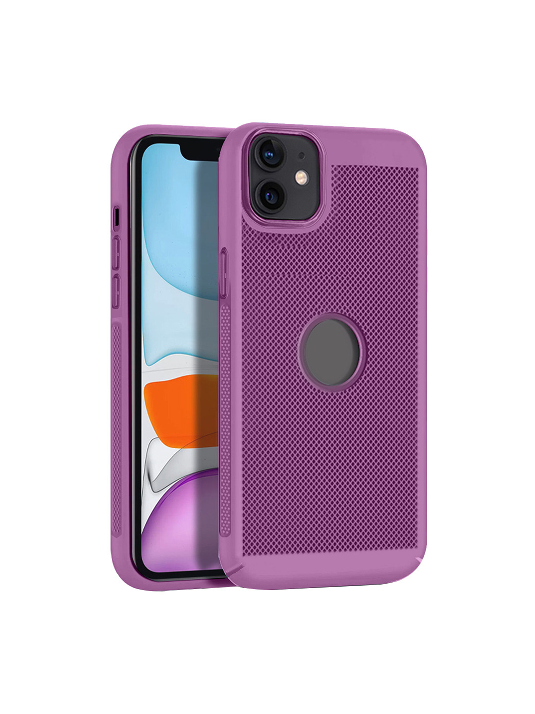 

Karwan iPhone 11 Skin Friendly Phone Back Case, Purple