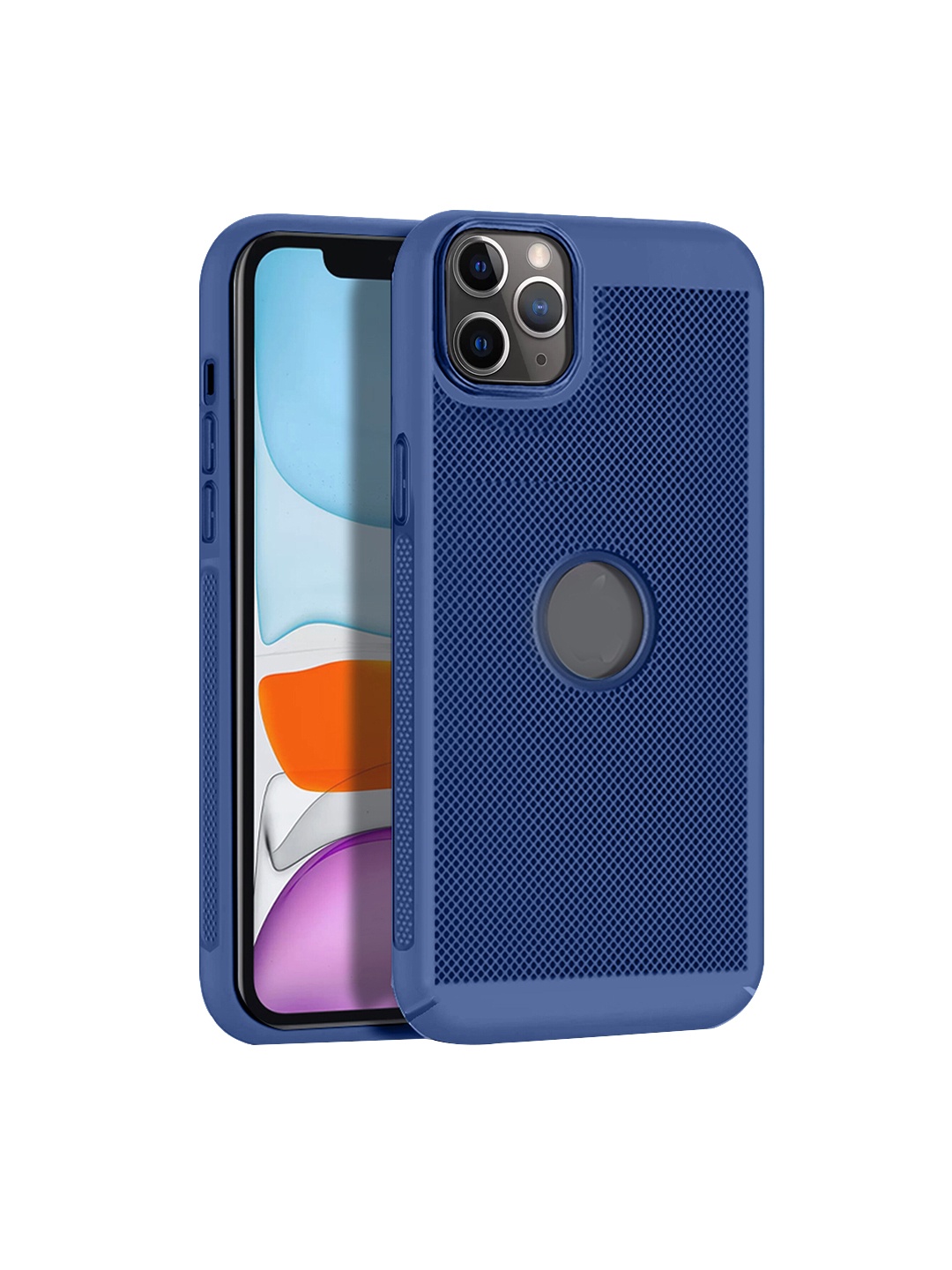 

Karwan iPhone 11 Pro Max Skin Friendly Phone Back Case, Blue