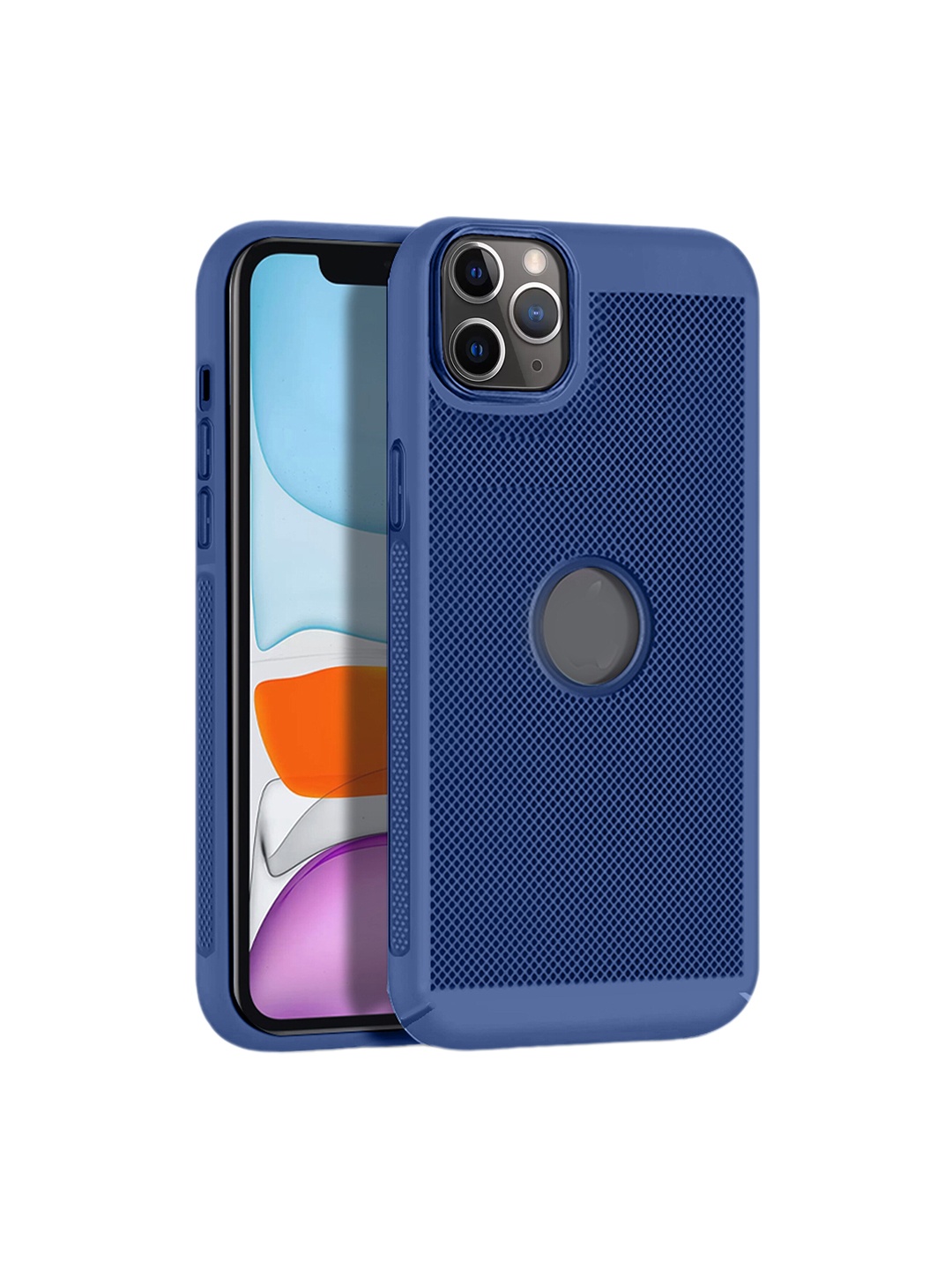 

Karwan iPhone 11 Pro Skin Friendly Phone Back Case, Blue