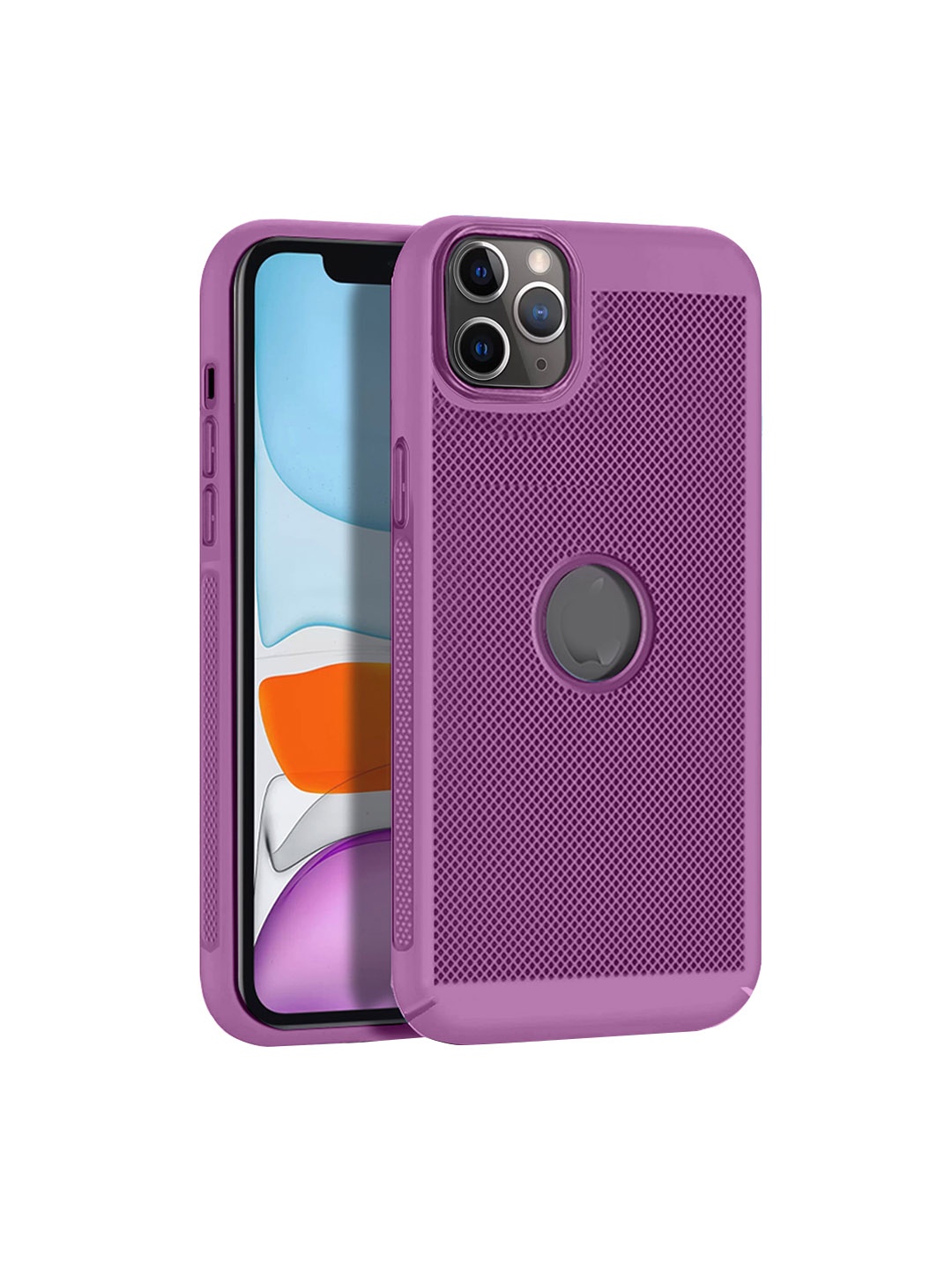 

Karwan iPhone 11 Pro Max Skin Friendly Phone Back Case, Purple