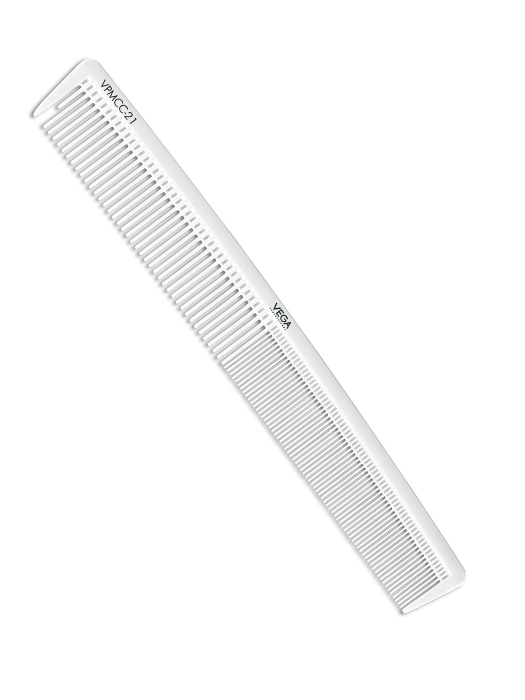 

VEGA PROFESSIONAL VPMCC-21 Carbon Anti-Static Cutting Comb 7.25" - White Line