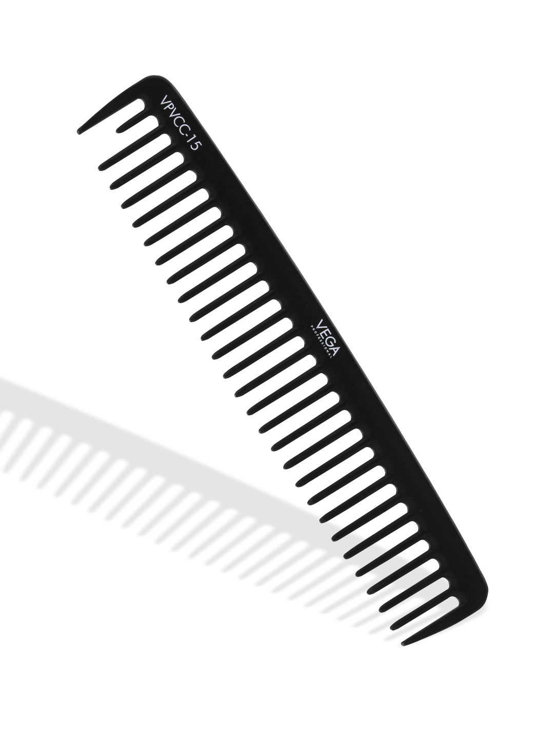

VEGA PROFESSIONAL VPVCC-15 Carbon Anti-Static Detangling Comb - Black Line