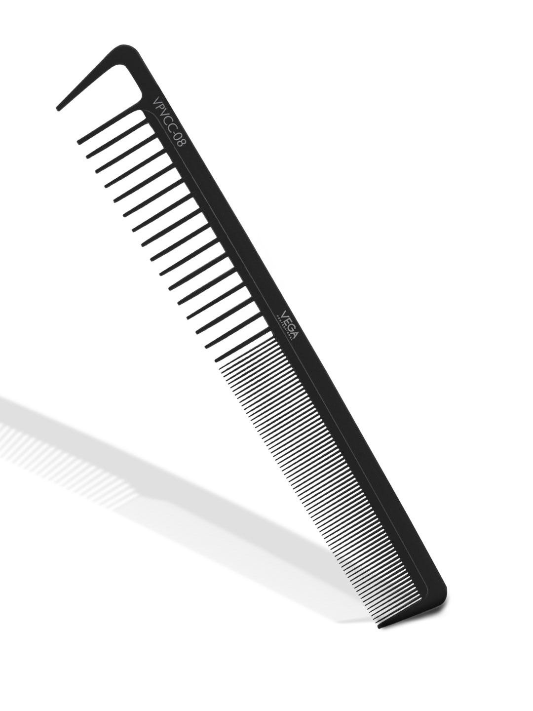 

VEGA PROFESSIONAL VPVCC-08 Carbon Anti-Static Wide Cutting Comb - Black Line