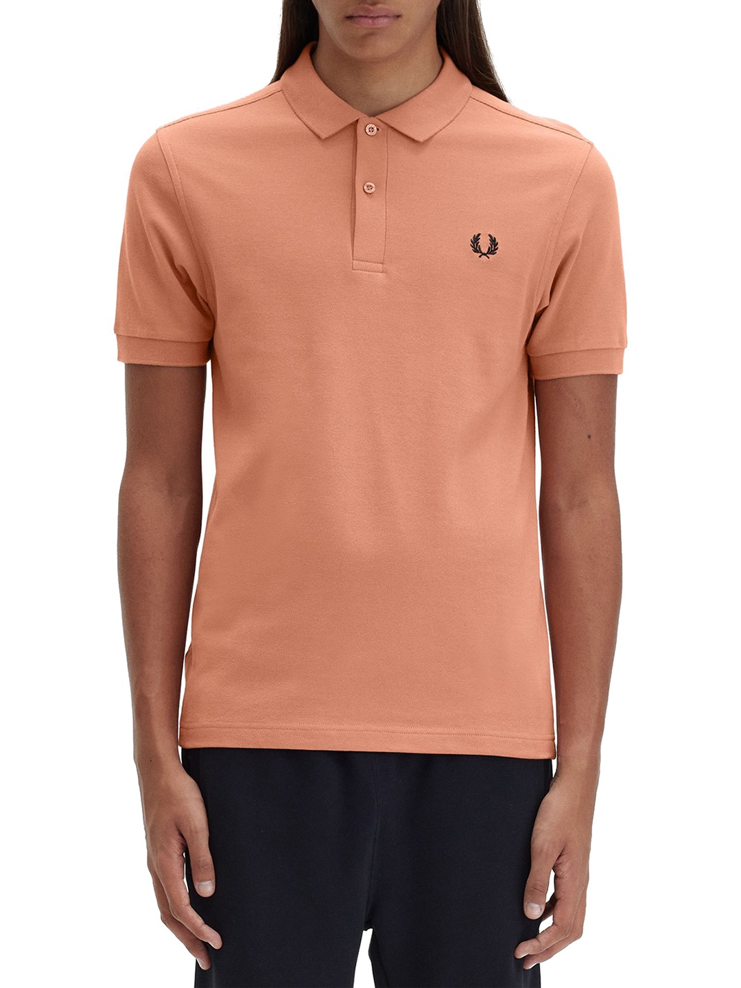 

Fred Perry Polo Collar Short Sleeves Cotton T-shirt, Brown