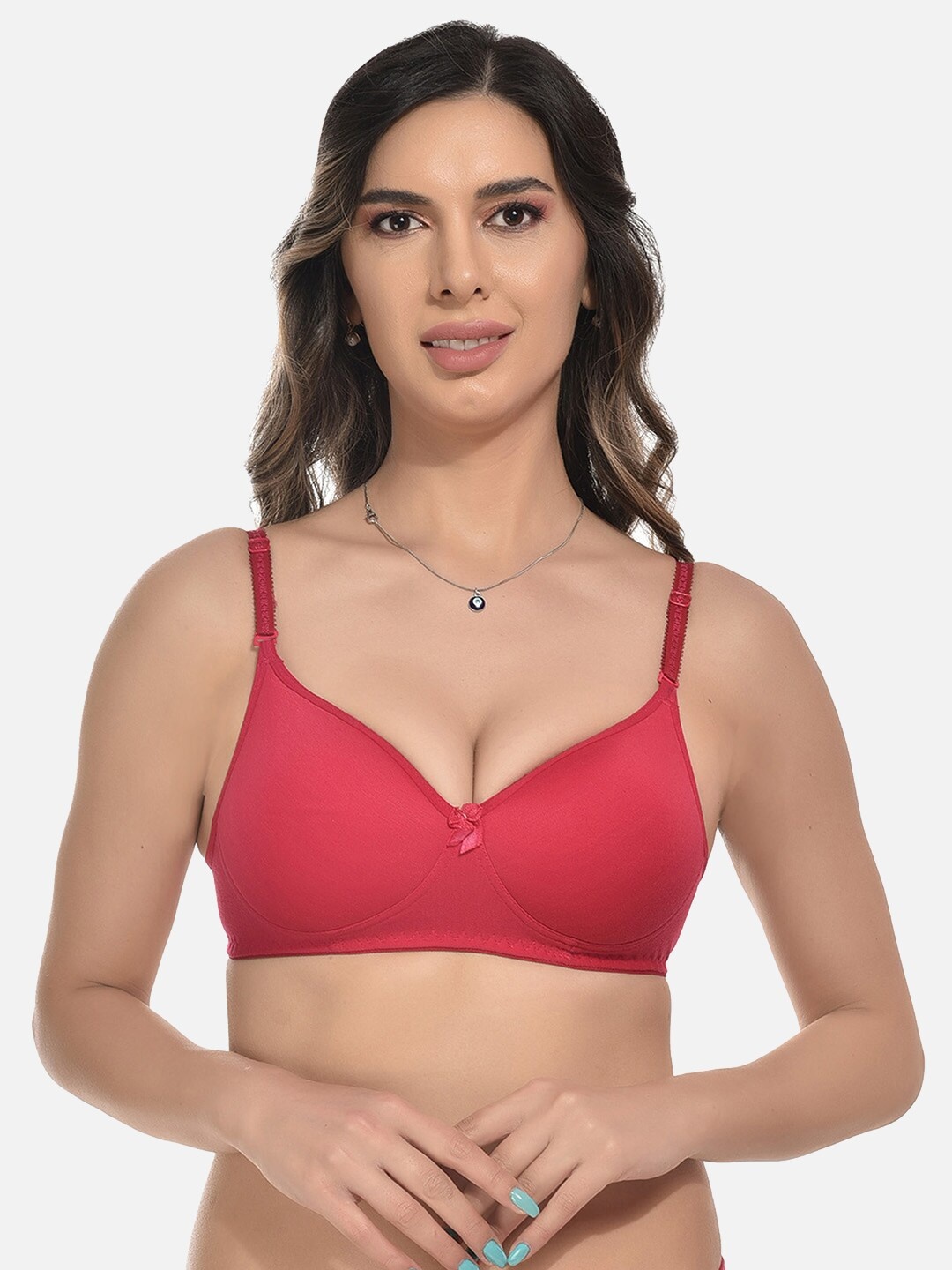 

StyFun Lightly Padded Full Coverage Bra, Pink