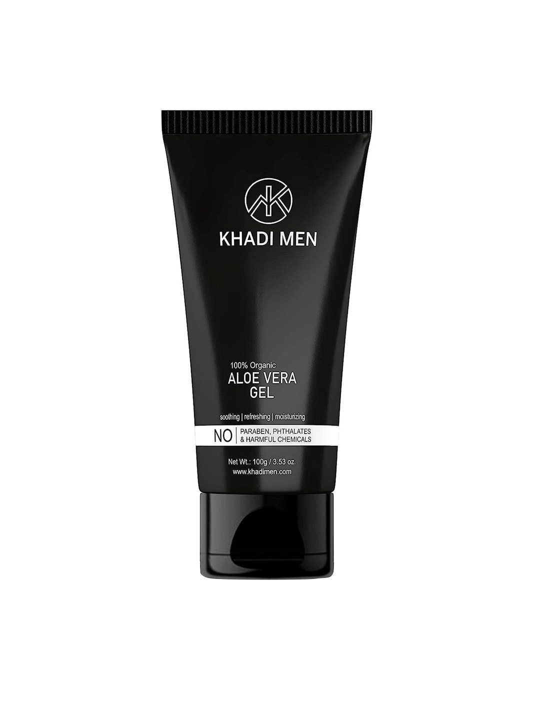 

Khadi Men Pure Aloe Vera Gel for Soothing Skin - 100g, Black