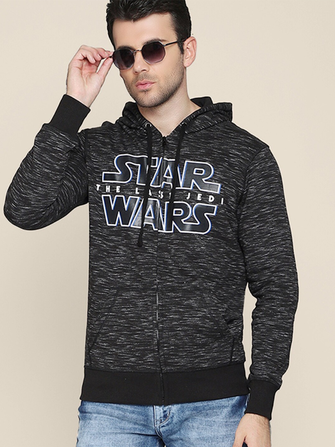 

Free Authority Star Wars Printed Cotton Sweatshirt, Black