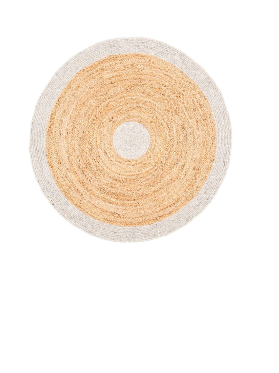 

Art Avenue Conan Beige & White Braided Round Carpet