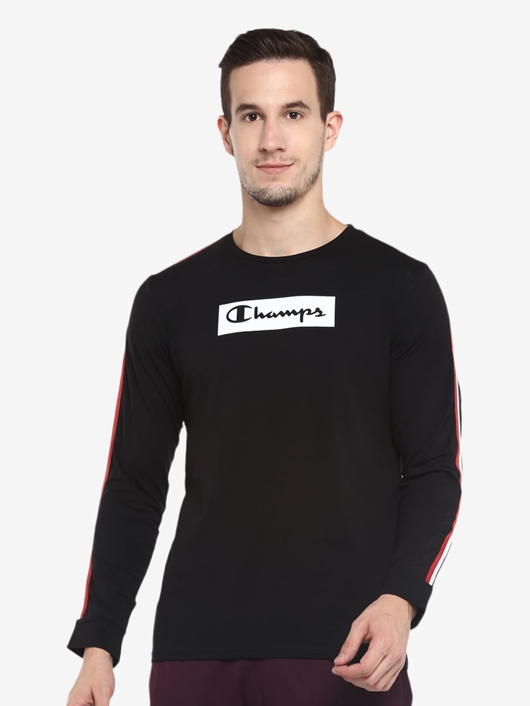 

Alan Jones Typography Printed Slim Fit T-shirt, Black