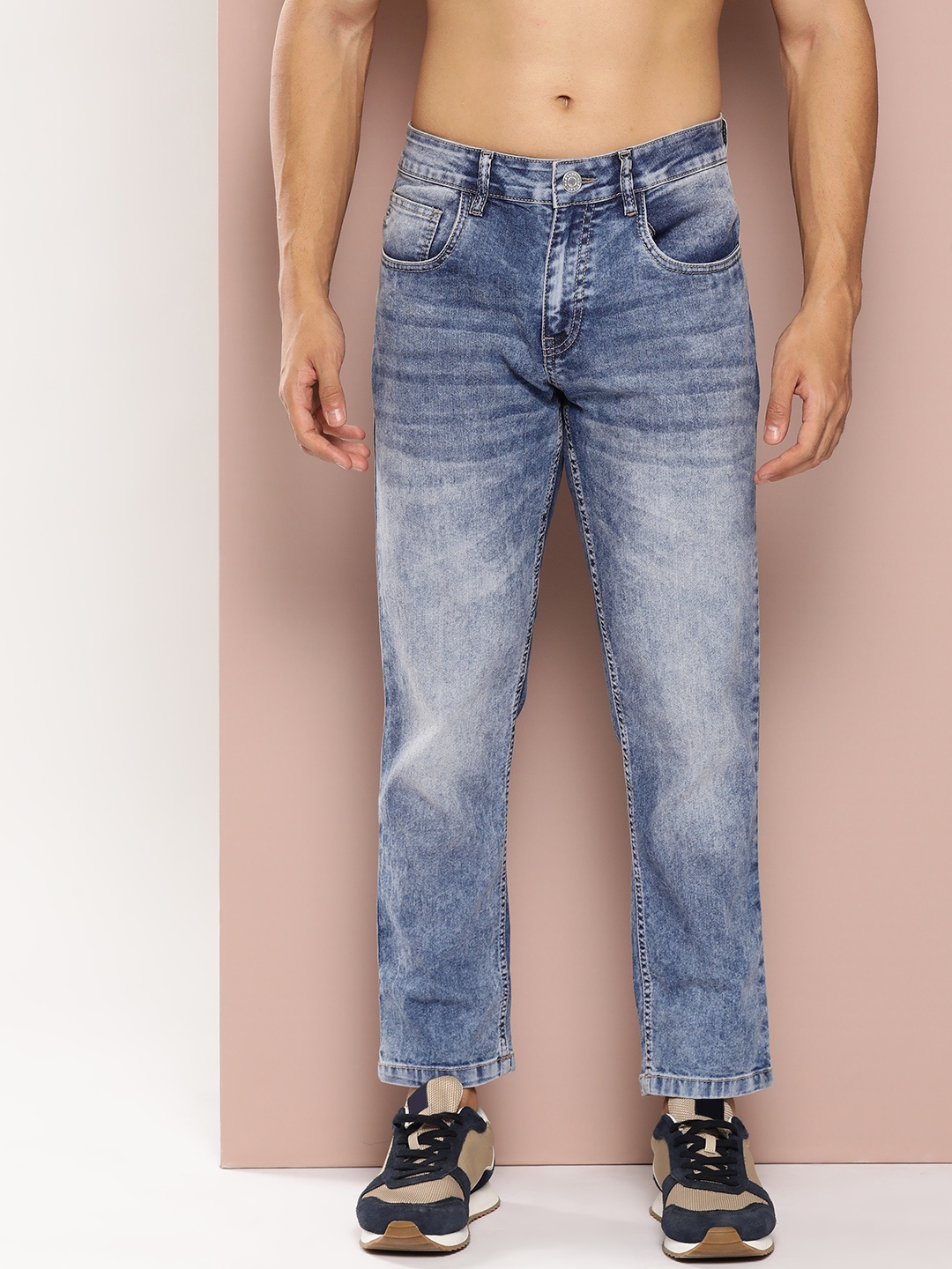 

Harvard Men Regular Fit Jeans, Navy blue