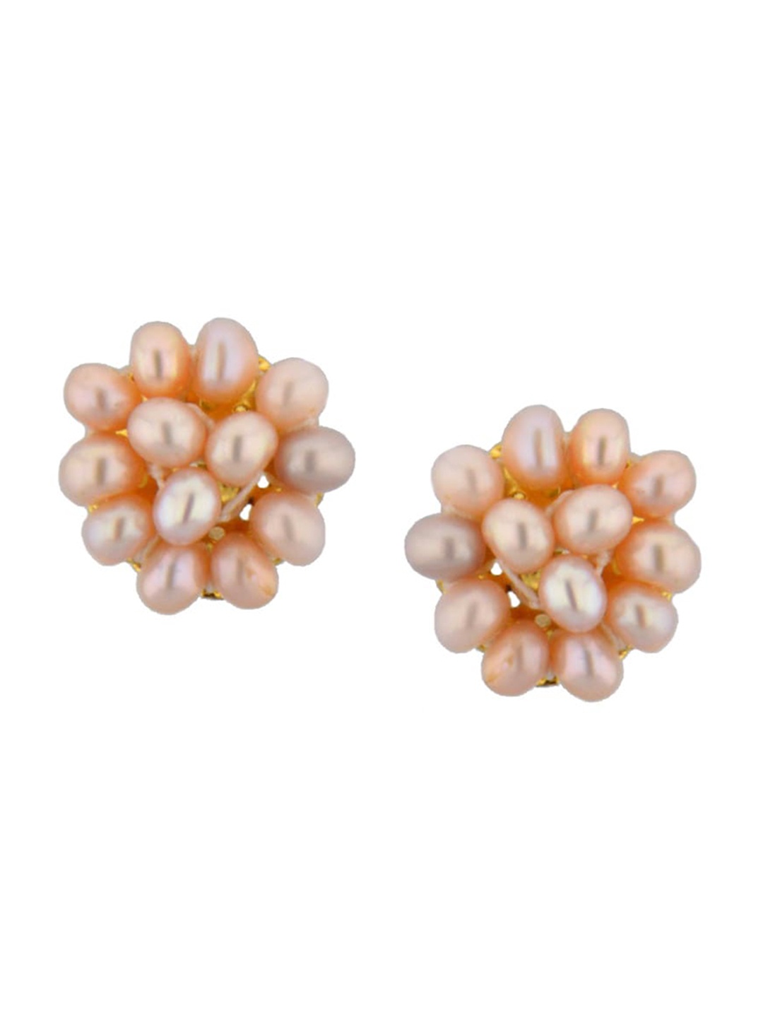 

Sri Jagdamba Pearls Dealer Multicoloured Contemporary Studs Earrings, Multi