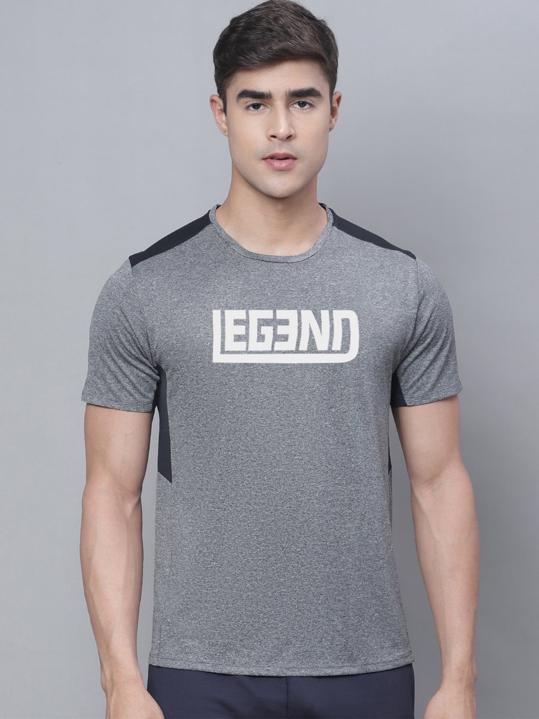 

Friskers Typography Printed T-shirt, Grey
