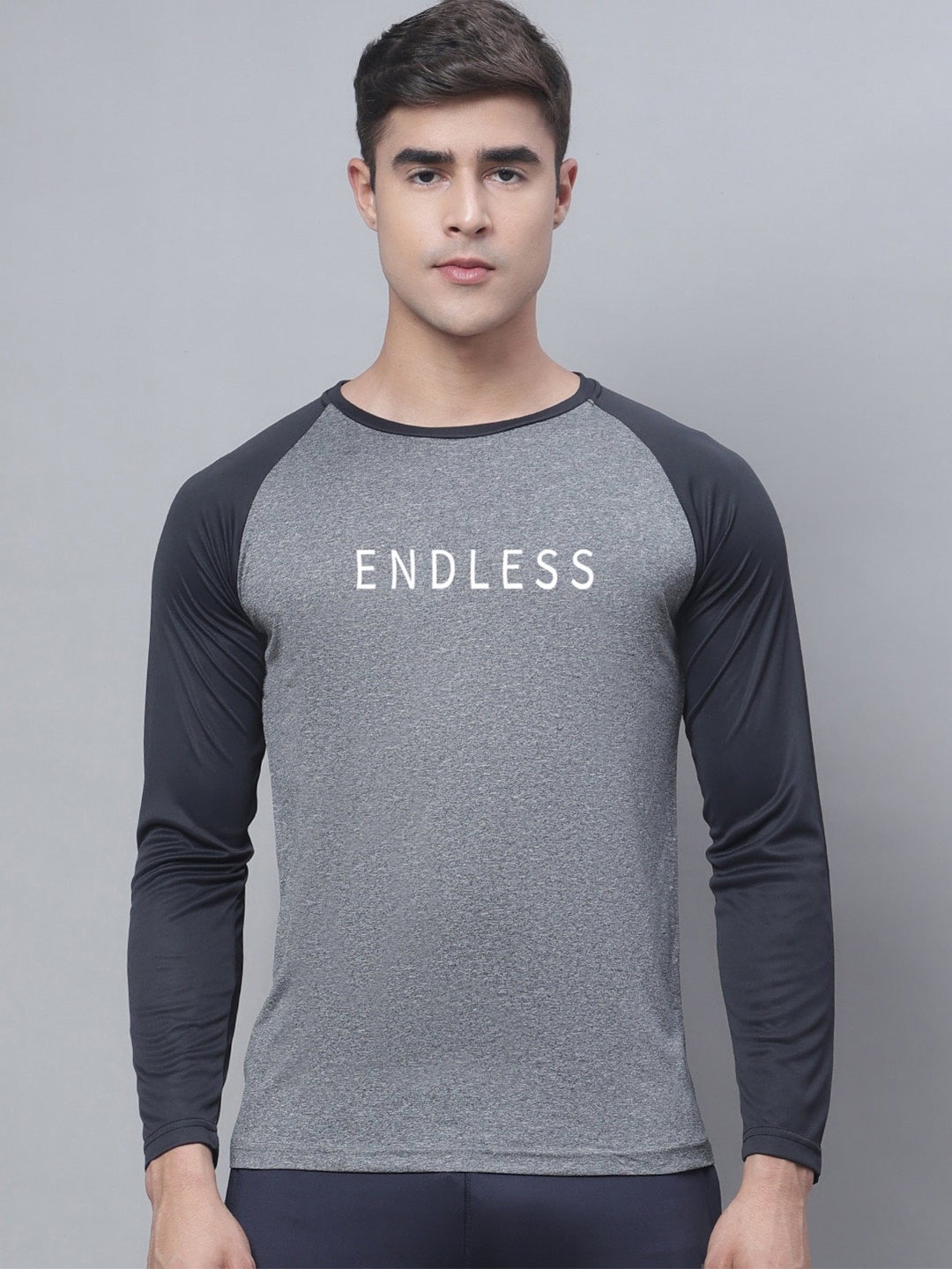 

Friskers Typography Printed T-shirt, Grey