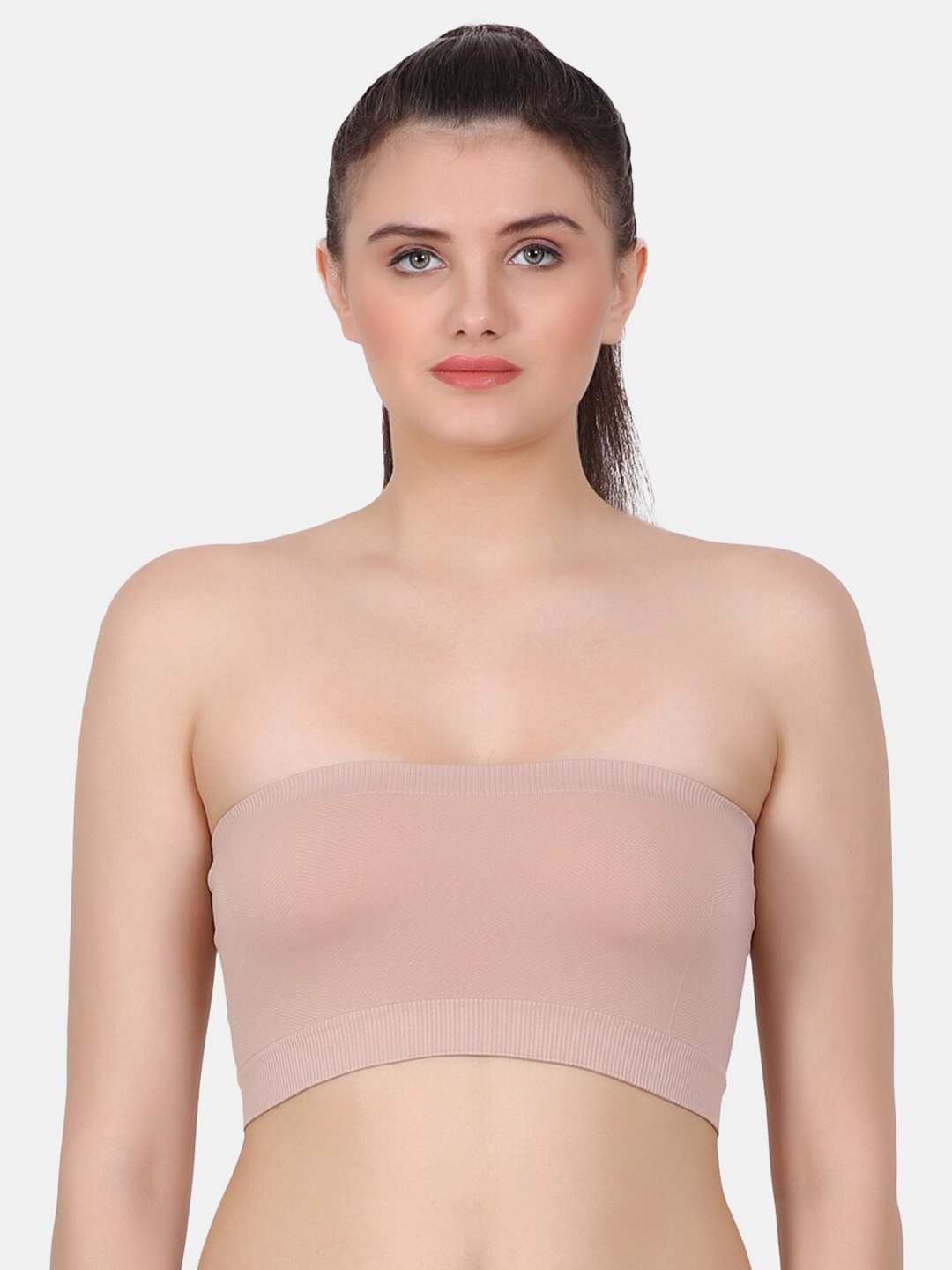 

Amour Secret Non-Padded Strapless Everyday Tube Bra, Mauve