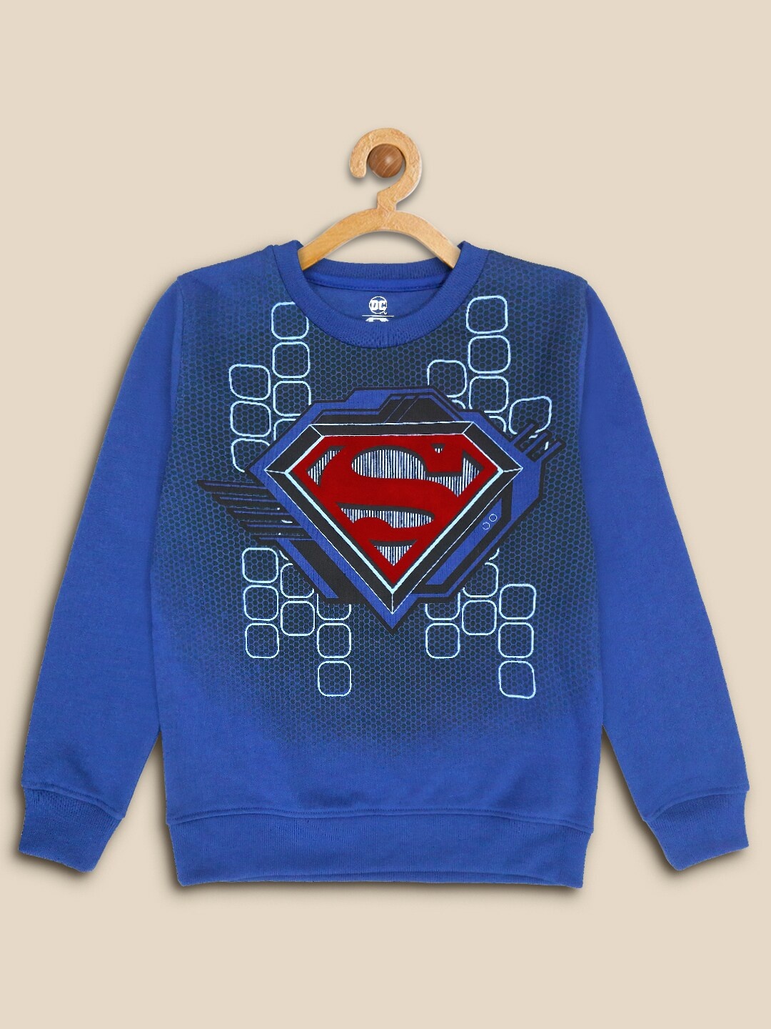 

Kids Ville Boys Spiderman Printed Cotton Pullover, Blue