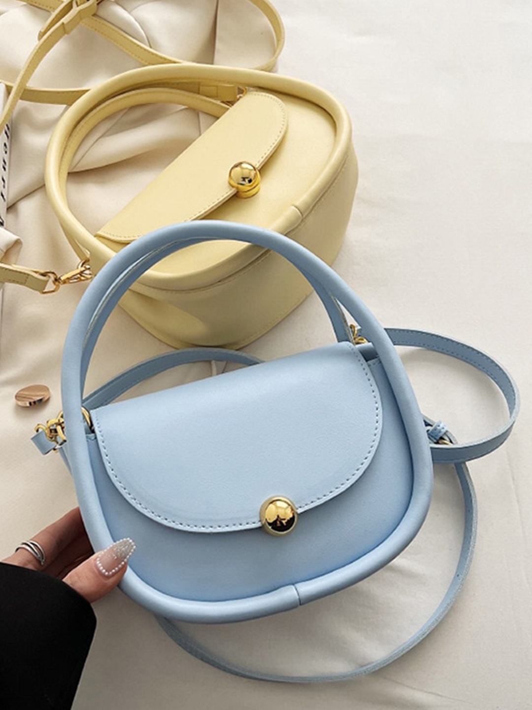 

Diana Korr PU Bucket Handheld Bag, Blue