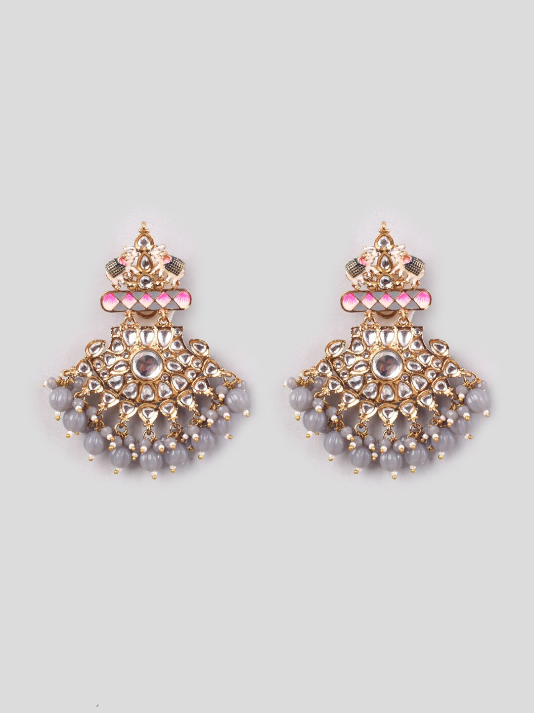 

phuljhadi Gold-Plated Crescent Shaped Chandbalis