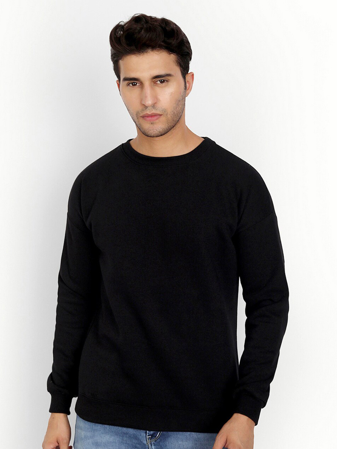 

COLOR CAPITAL Oversized Pullover Sweatshirt, Black