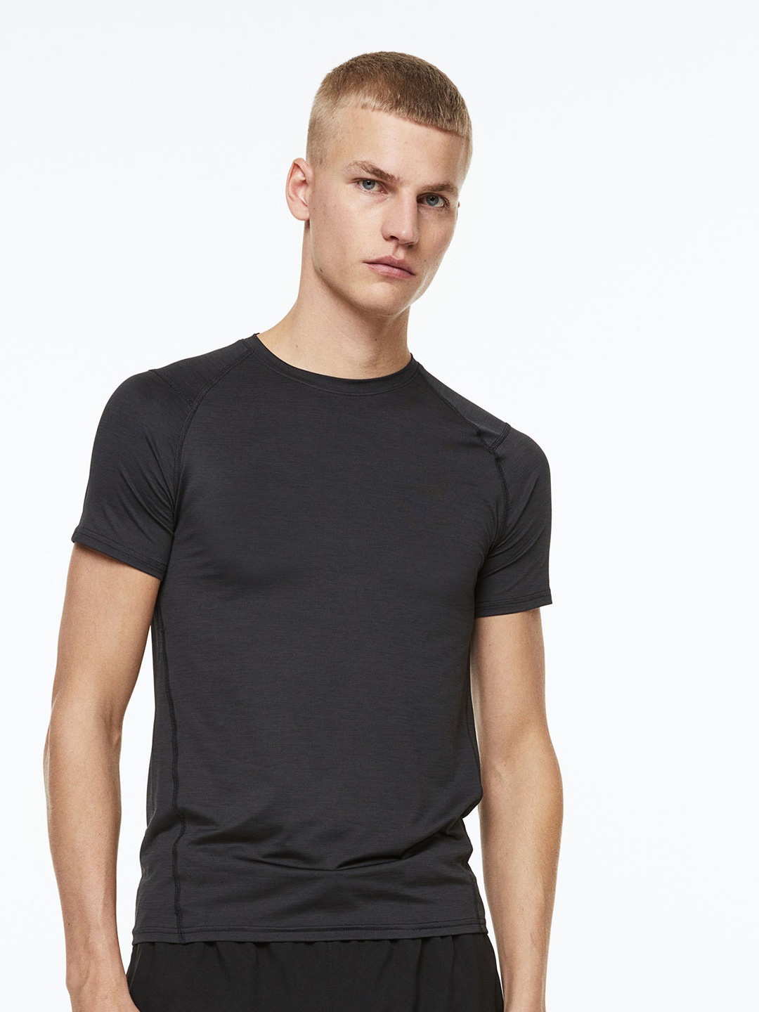 

H&M DryMove Sports Top, Black