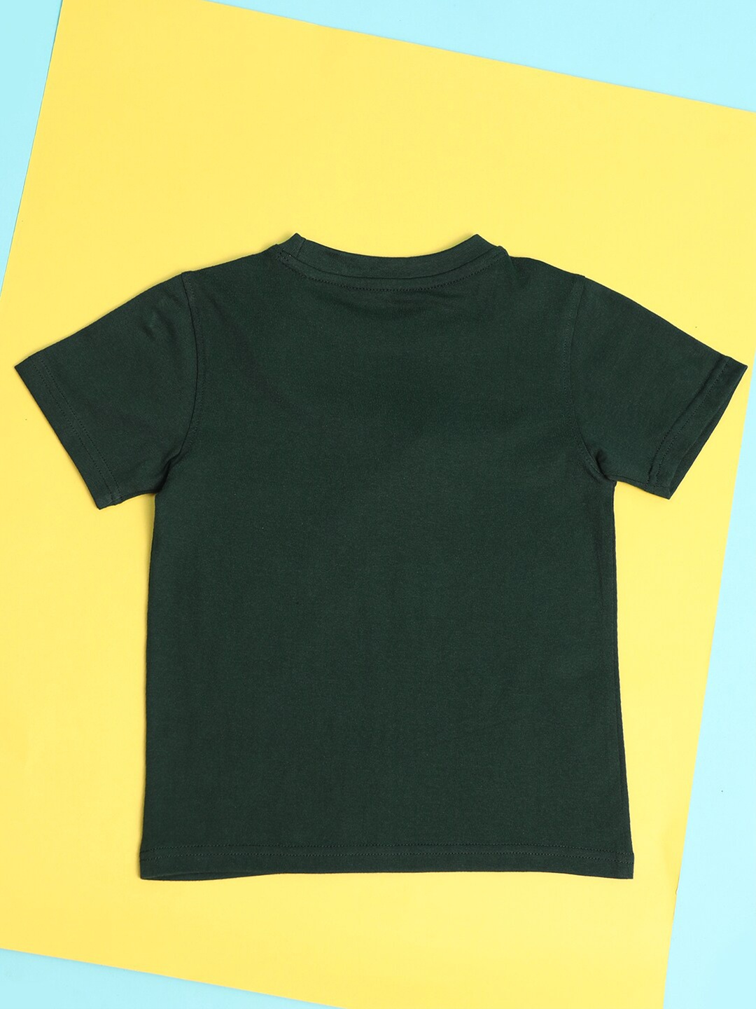 

Hoop Boys Round Neck Cotton T-shirt, Green
