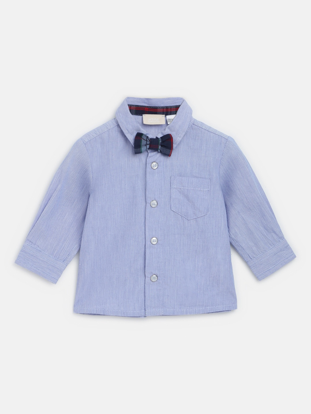 

Chicco Infants Comfort Button-Down Collar Cotton Casual Shirt, Blue