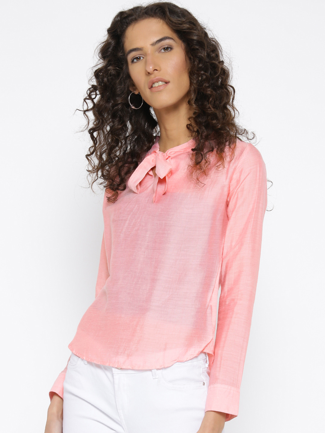 

Style Quotient Women Pink Solid Top