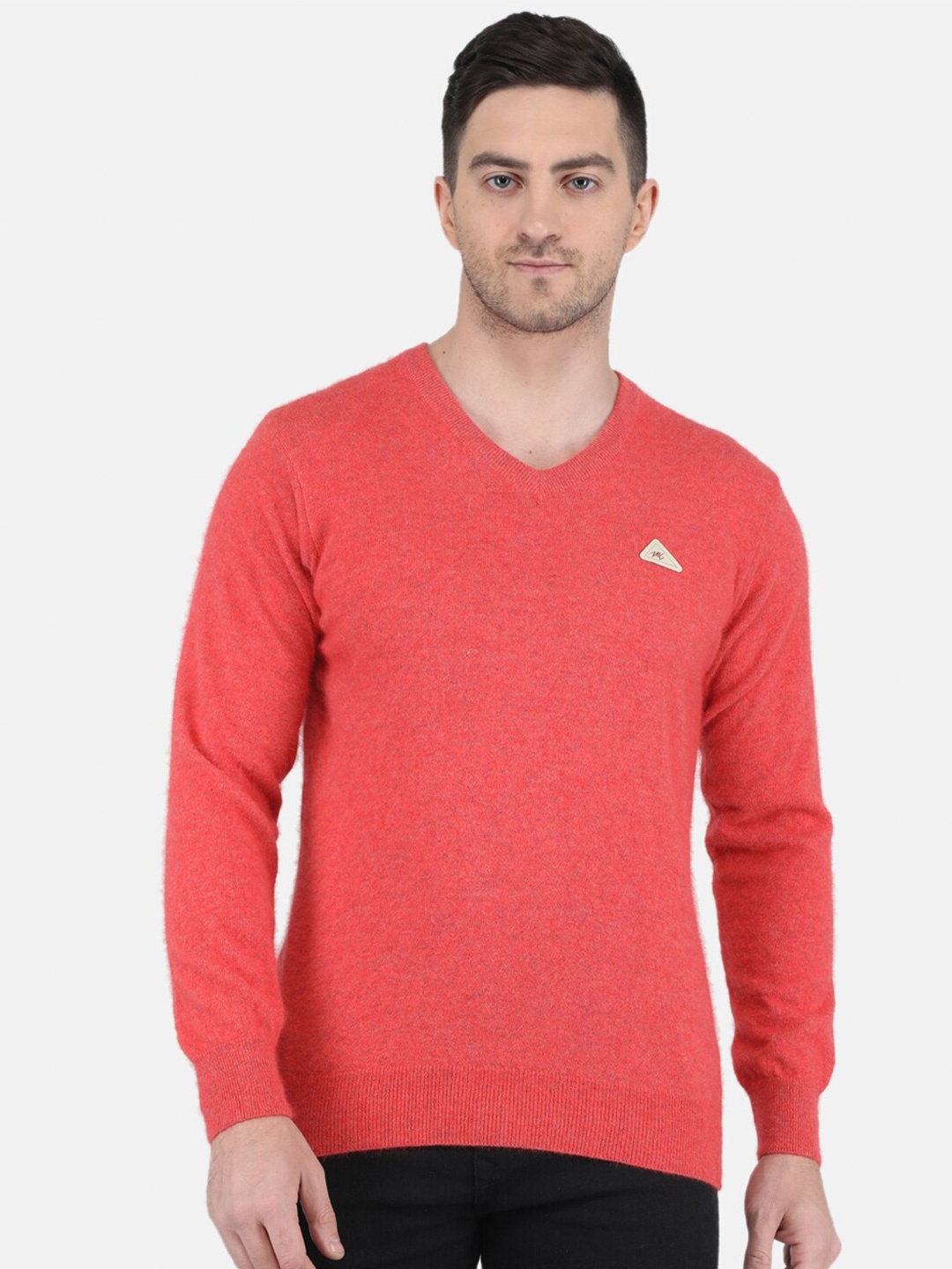 

Monte Carlo Men Woollen Pullover, Coral