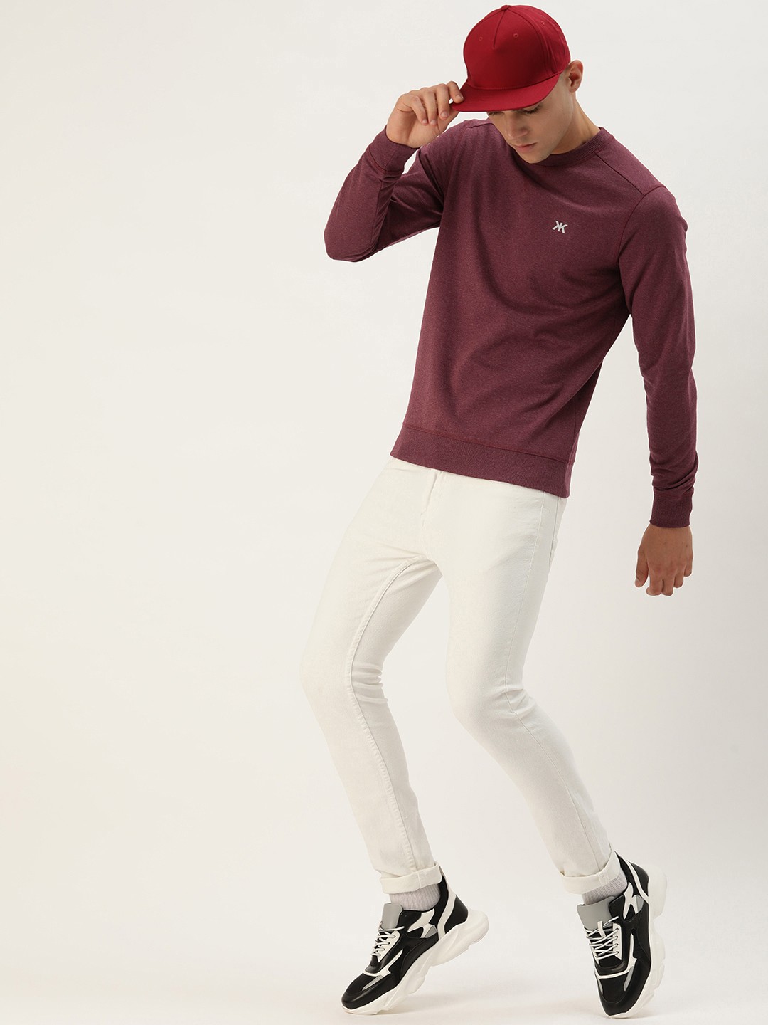 

Kook N Keech Men Sweatshirt, Maroon