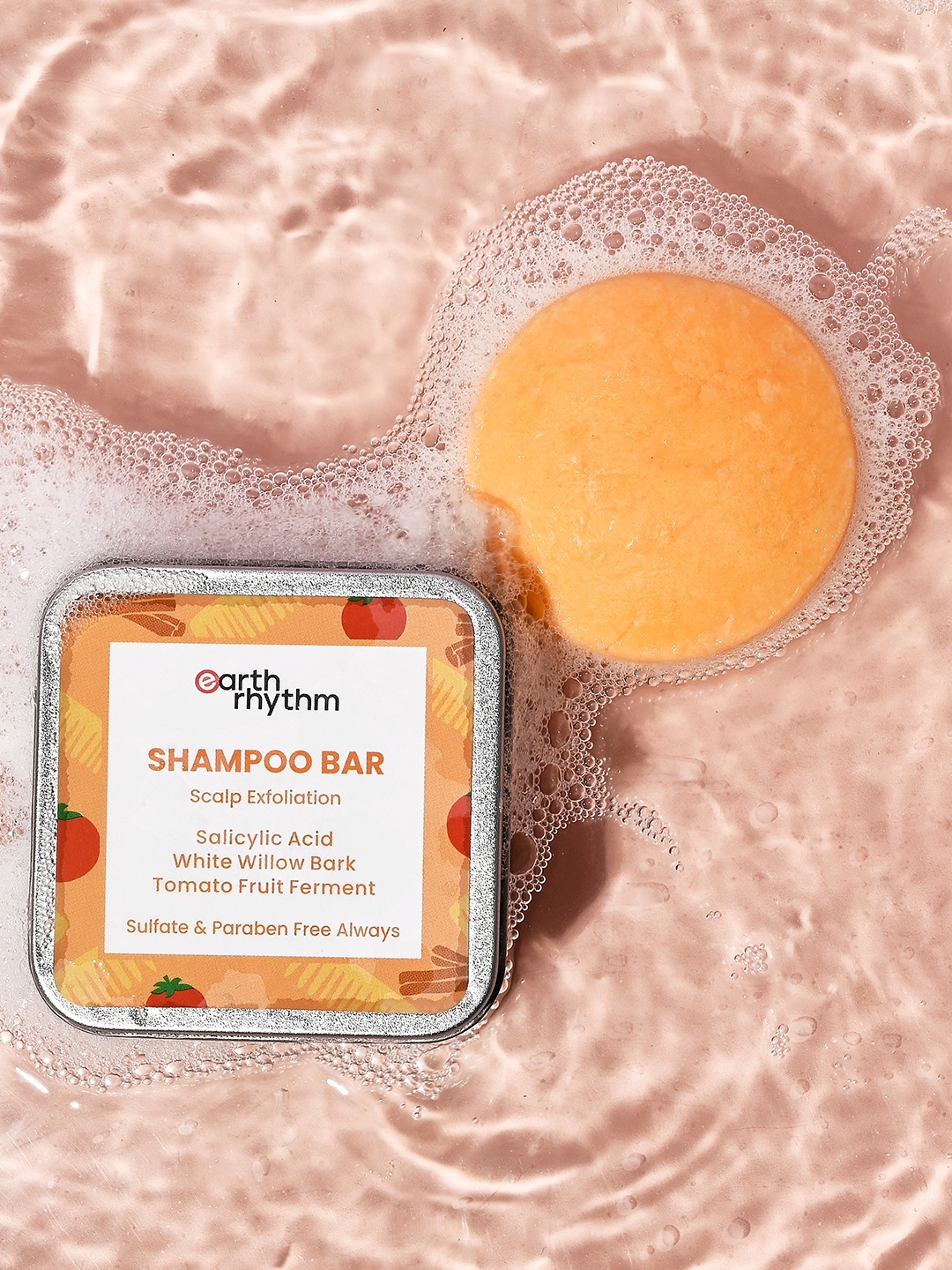 

Earth Rhythm Exfoliating Shampoo Bar 80 g, Red