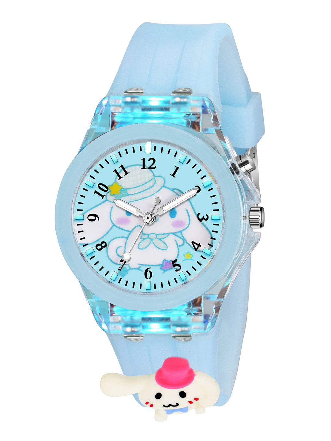 

SWADESI STUFF Girls Round Analogue Watch MULTI LIGHT CAP, Blue