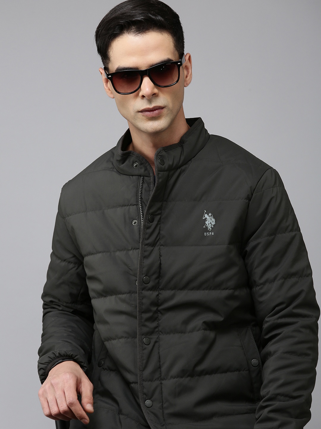 

U.S. Polo Assn. Long Sleeves Puffer Jacket, Black