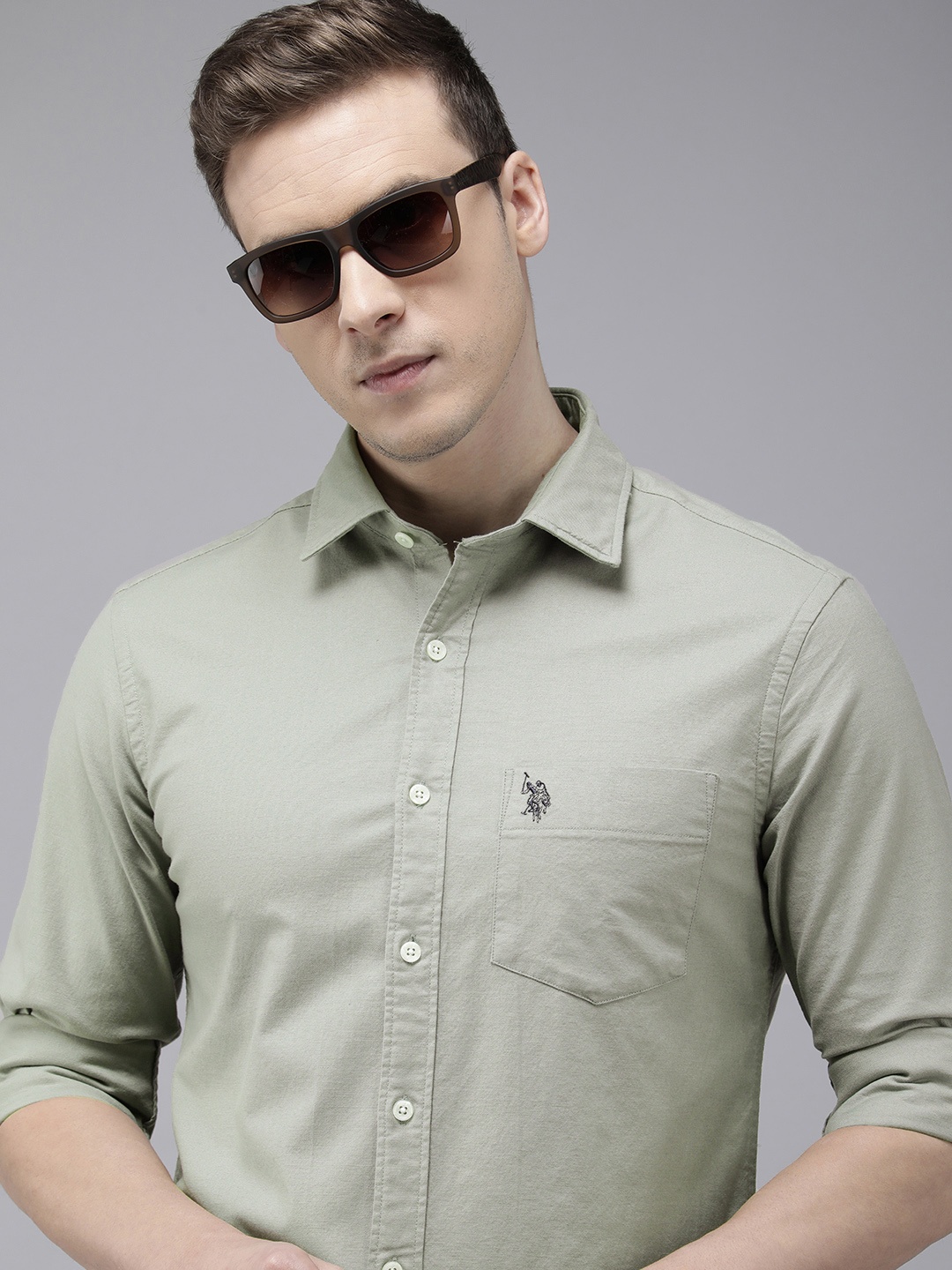 

U.S. Polo Assn. Tailored Fit Casual Shirt, Green