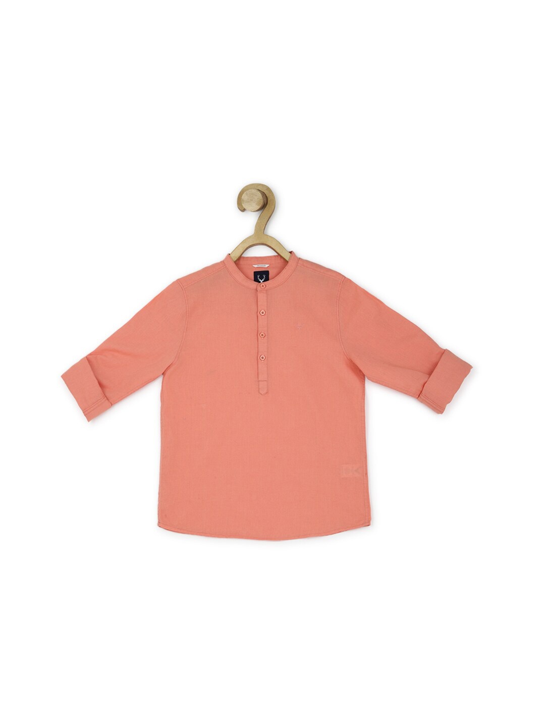 

Allen Solly Junior Boys Slim Fit Opaque Casual Shirt, Peach