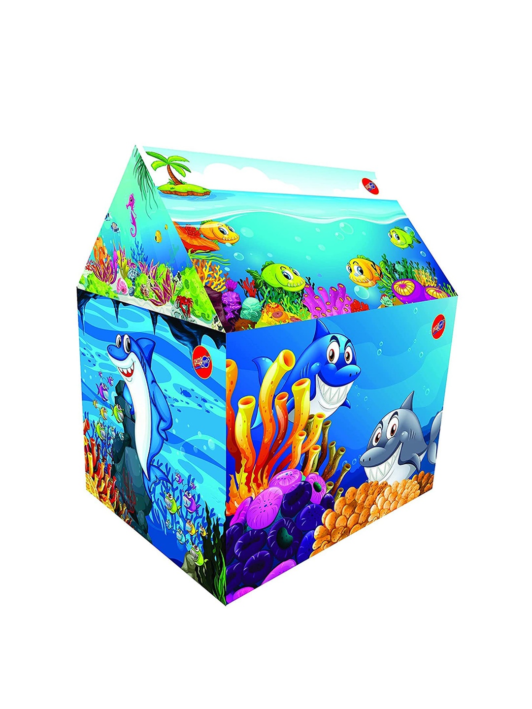 

PLANET of Toys Tent House With Led Light, Blue