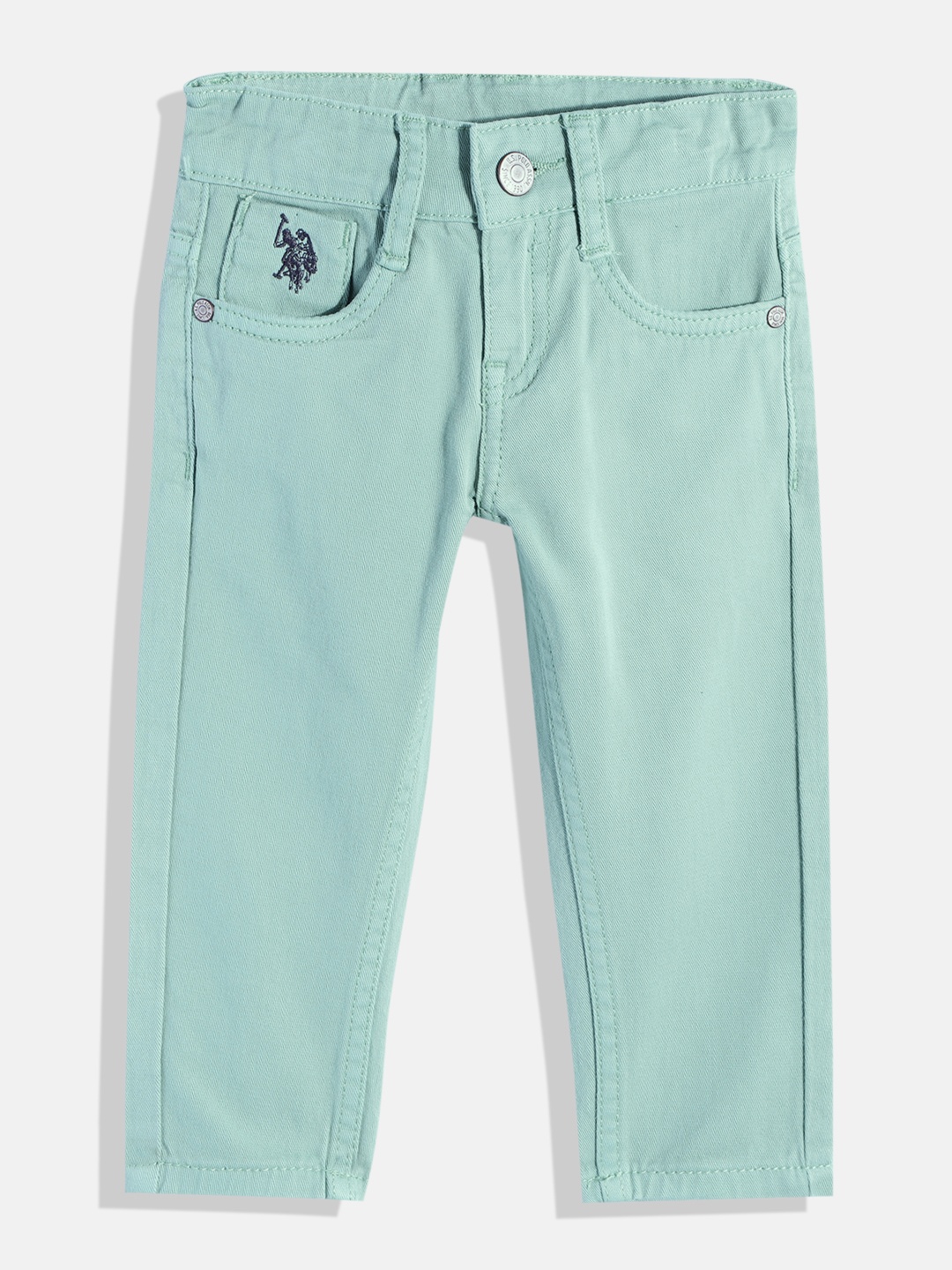 

U.S. Polo Assn. Kids Boys Stretchable Jeans, Sea green
