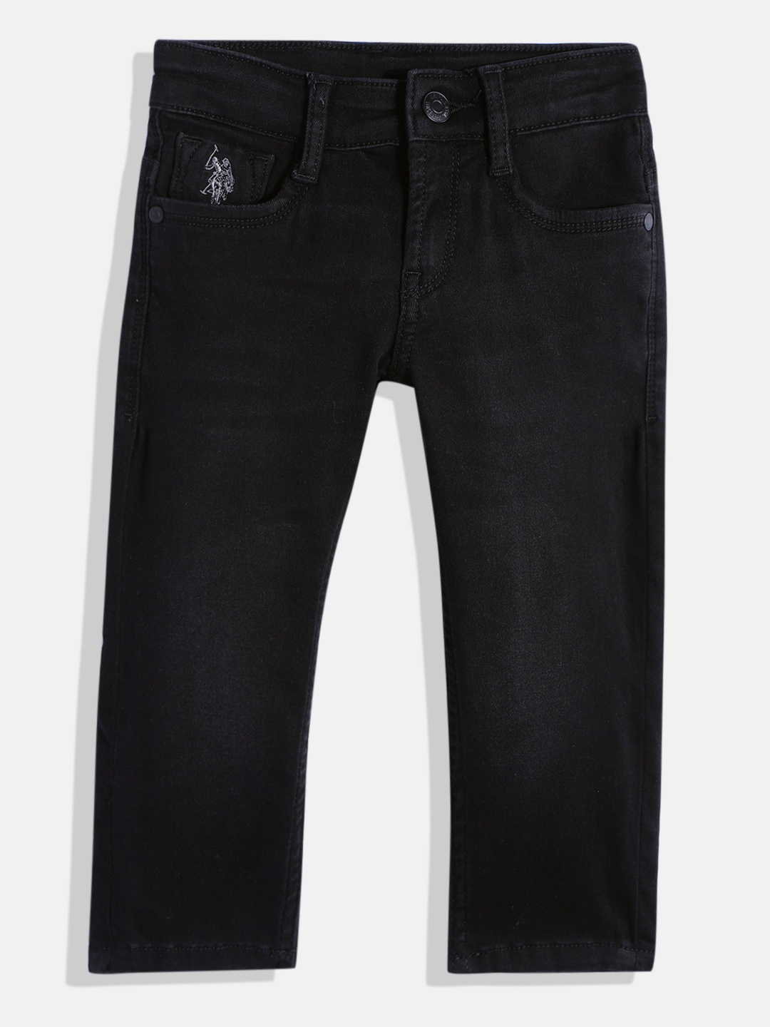 

U.S. Polo Assn. Kids Boys Stretchable Jeans, Black