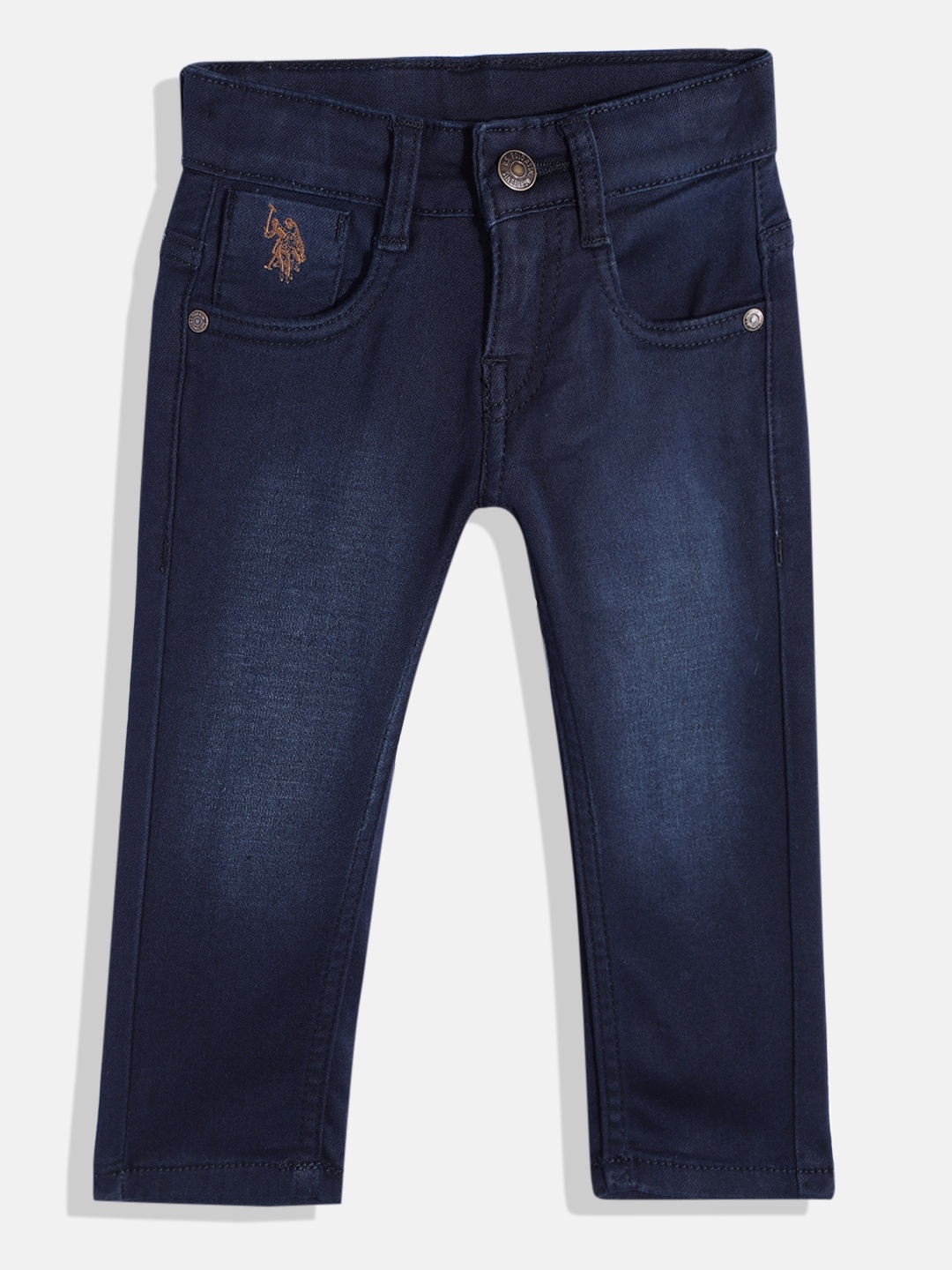 

U.S. Polo Assn. Kids Boys Light Fade Stretchable Jeans, Blue