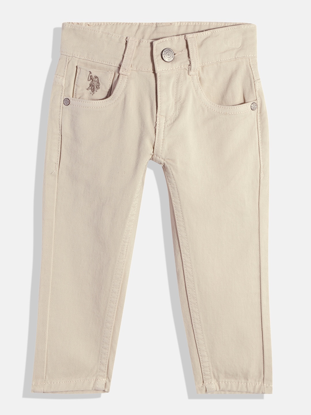 

U.S. Polo Assn. Kids Boys Stretchable Jeans, Off white