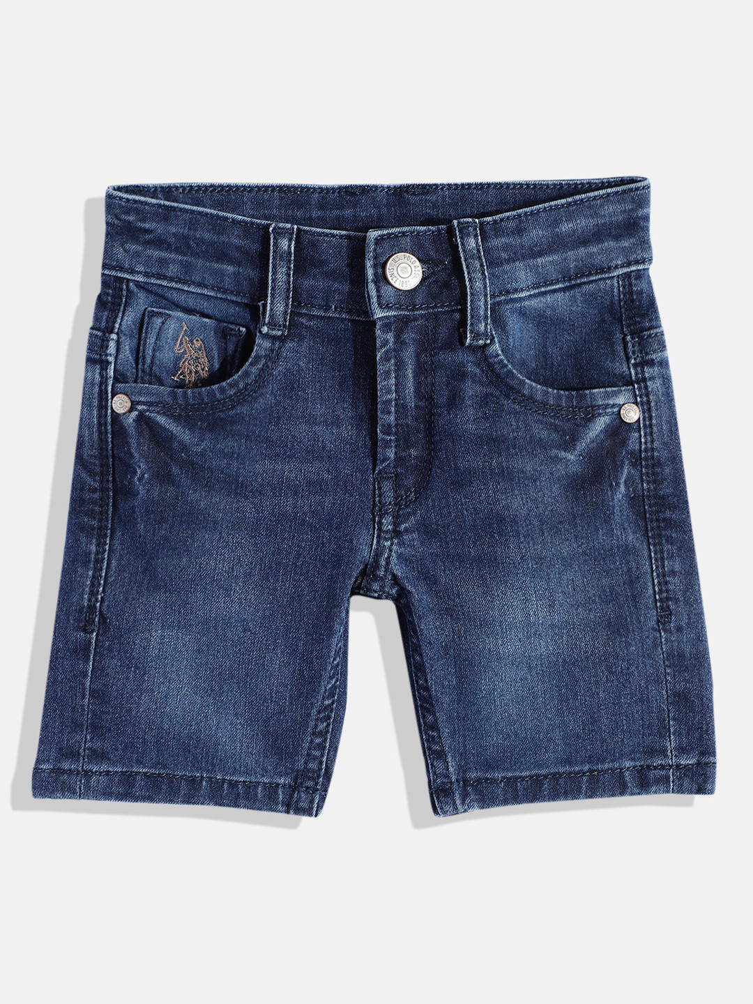 

U.S. Polo Assn. Kids Boys Denim Shorts, Blue