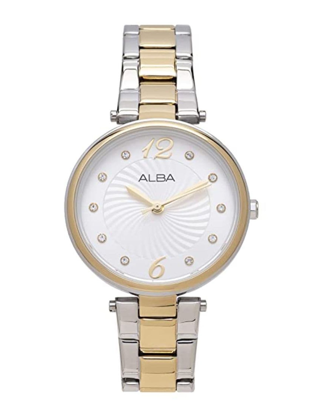 

Alba Women Bracelet Style Straps Analogue Watch ALBAAH8734X1, Silver