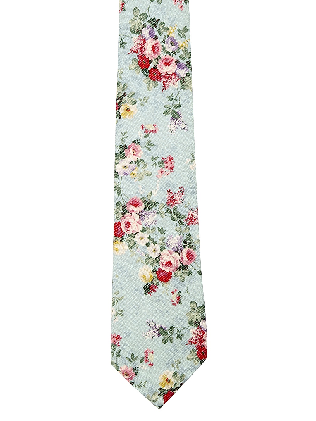 

Blacksmith Green Printed Broad Tie