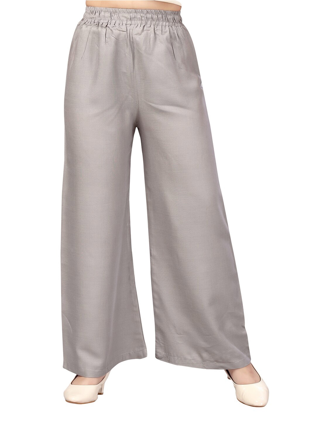 

BAESD Girls Mid Rise Palazzos, Grey